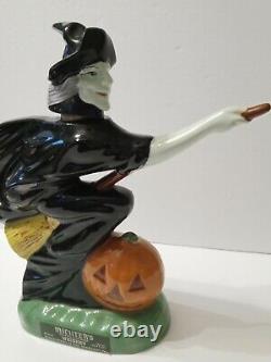 Rare Vintage Michter's Whiskey Witch Halloween Decanter Vide