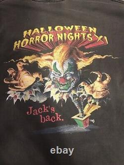 Rare Vtg Halloween Horror Nights XI 2001 Taille M Chemise