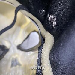 Rayons! Vintage! Crâne Vampire Illimité De Pâques Glow In Dark Masque Avec Mousse Shroud