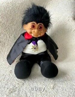 Russ Troll Dracula Vampire Doll 27 XL Halloween Collectible Rare Vintage