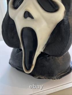 SCREAM GHOSTFACE Tête RARE VINTAGE HALLOWEEN PÂQUES FUN WORLD BUSTE EN LATEX