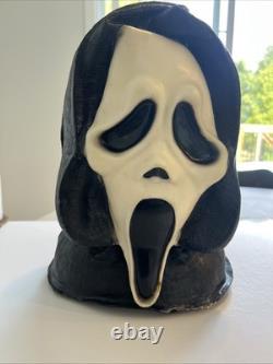 SCREAM GHOSTFACE Tête RARE VINTAGE HALLOWEEN PÂQUES FUN WORLD BUSTE EN LATEX