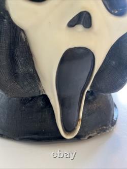SCREAM GHOSTFACE Tête RARE VINTAGE HALLOWEEN PÂQUES FUN WORLD BUSTE EN LATEX