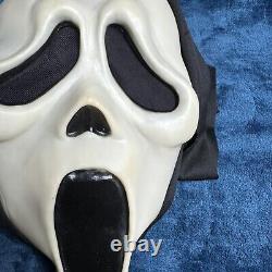 SCREAM Masque Vintage Ghost Face Fun World Luminescent (RARE) Voir toutes les photos