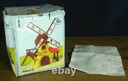 Schtroumpfs 49020 Schtroumpf Windmill Rare Jaune Playset Vintage Toy Lot Schleich Allemagne