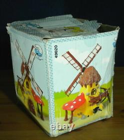 Schtroumpfs 49020 Schtroumpf Windmill Rare Jaune Playset Vintage Toy Lot Schleich Allemagne