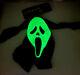 Scream Ghostface Masque Fun Monde Véritable Vintage Rare 90's Glow In The Dark