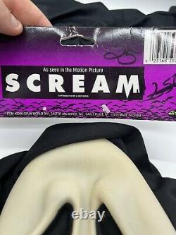 Scream Ghostface Masque Fun Monde Véritable Vintage Rare 90's Glow In The Dark