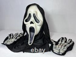 Scream Ghostface Masque Pâques Unlimited Fun World Vintage & Rare E. U. Inc Gants