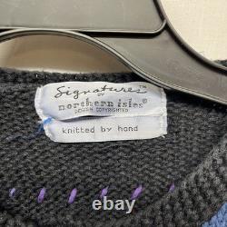 Signatures Northern Isle Rare Vintage Halloween Cardigan Tricot Épais