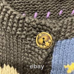 Signatures Northern Isle Rare Vintage Halloween Cardigan Tricot Épais
