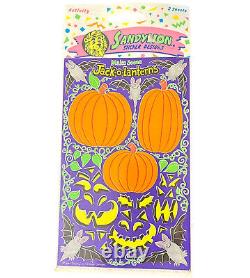 Stickers d'activités d'Halloween Vintage Sandylion - Faites quelques Jack-o-Lanterns rares NOS