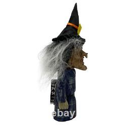 T.n.-o. Vintage Halloween Pocket Screaker Witch Figure Allumer Les Yeux Et Le Son Rare