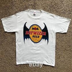 T-shirt Halloween Budweiser Batman Batwiser SUPER RARE Vintage 1989 XXL