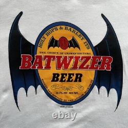 T-shirt Halloween Budweiser Batman Batwiser SUPER RARE Vintage 1989 XXL