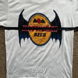 T-shirt Halloween Budweiser Batman Batwiser SUPER RARE Vintage 1989 XXL