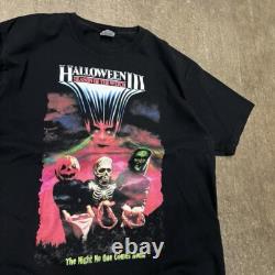 T-shirt Halloween Vintage 3 Saison de la Sorcière Taille Large Y2k Années 2000 Rare