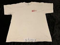 T-shirt Halloween d'horreur rare de 2004 pour homme taille XL vintage Saw IV