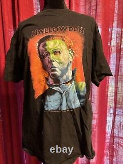 T-shirt RARE du 30ème anniversaire du film Halloween de Michael Myers Vintage