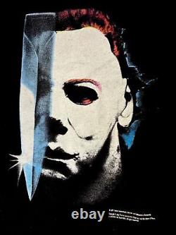 T-shirt Vintage 1998 Halloween 20 Ans de Terreur Masque de Michael Myers Rare XL