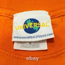 T-shirt Vintage Rare Universal Studios 2000 Halloween Horror Nights Orange Taille M