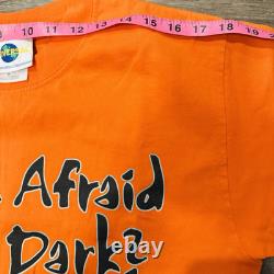 T-shirt Vintage Rare Universal Studios 2000 Halloween Horror Nights Orange Taille M