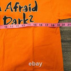 T-shirt Vintage Rare Universal Studios 2000 Halloween Horror Nights Orange Taille M