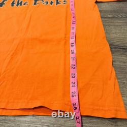 T-shirt Vintage Rare Universal Studios 2000 Halloween Horror Nights Orange Taille M