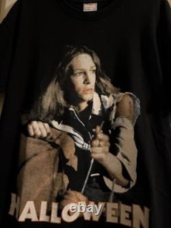 T-shirt d'horreur vintage Halloween Michael Myers Jamie Lee Curtis RARE