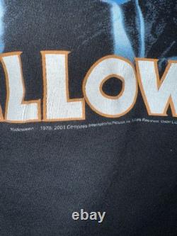 T-shirt d'horreur vintage Halloween Michael Myers Jamie Lee Curtis RARE