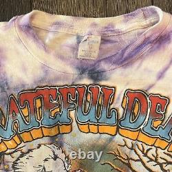 T-shirt rare de la tournée d'automne 1994 du Grateful Dead taille XL, Halloween, style vintage tie-dye