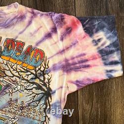 T-shirt rare de la tournée d'automne 1994 du Grateful Dead taille XL, Halloween, style vintage tie-dye