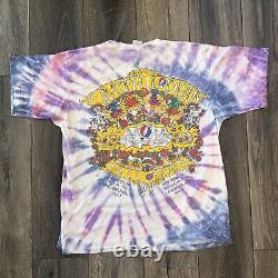 T-shirt rare de la tournée d'automne 1994 du Grateful Dead taille XL, Halloween, style vintage tie-dye