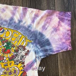 T-shirt rare de la tournée d'automne 1994 du Grateful Dead taille XL, Halloween, style vintage tie-dye