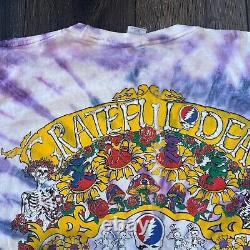 T-shirt rare de la tournée d'automne 1994 du Grateful Dead taille XL, Halloween, style vintage tie-dye