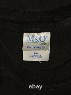 T-shirt vintage Halloween Movie Promo M&O Knits Grand Logo RARE Michael Myer Taille L