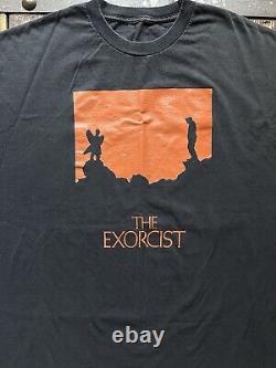 T-shirt vintage de l'exorciste promo du film d'horreur 2XL Pazuzu rare Halloween