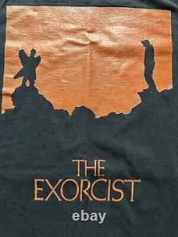 T-shirt vintage de l'exorciste promo du film d'horreur 2XL Pazuzu rare Halloween