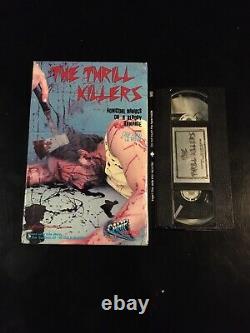 The Thrill Killers Vhs Horror Camp Vidéo Big Box Vintage Cult Rare Gore Slasher