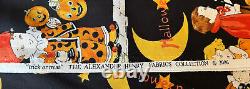 Tissu Rare Alexander Henry Trick or Treat Halloween VTG Enfants 5 YDS OOP HTF