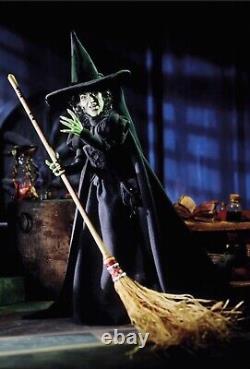 Trésors intemporels de la sorcière maléfique / Magicien d'Oz RARE d'époque 2001 Poupée d'Halloween