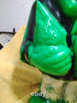 VTG années 80 RARE CONTENANT À BONBON FRANKENSTEIN JOUET MEXICAIN, KO CONTREFAÇON EN PLASTIQUE 16