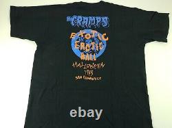 Very Rare Vintage The Cramps Exotic Ball Halloween 1993 T-shirt XL Sing