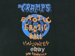 Very Rare Vintage The Cramps Exotic Ball Halloween 1993 T-shirt XL Sing