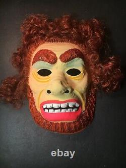 Vintage 1978 Ben Cooper Masque D’halloween Et Costume Bigfoot Très Rare