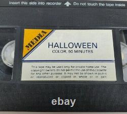 Vintage 1978 Médias Halloween Vhs Collectible Rare