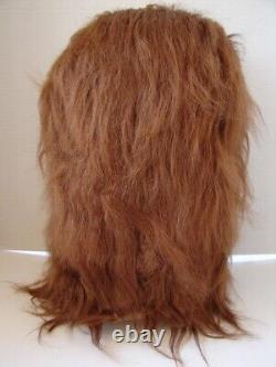 Vintage 1978 Voyageurs Wolfman Werewolf Halloween Masque De Latex Avec Cheveux Rare