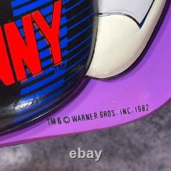 Vintage 1982 Joyeux Halloween Bugs Bunny Sorcière 3D Vacuform 22x14 Ben Cooper