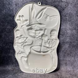 Vintage 1982 Joyeux Halloween Bugs Bunny Sorcière 3D Vacuform 22x14 Ben Cooper