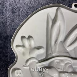 Vintage 1982 Joyeux Halloween Bugs Bunny Sorcière 3D Vacuform 22x14 Ben Cooper